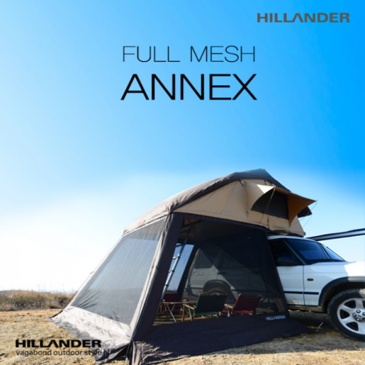 힐랜더 1400 루프탑텐트 메쉬 언액스 모기장